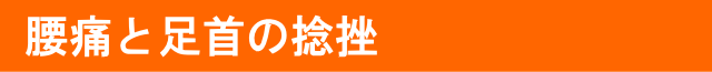 腰痛と足首の捻挫の関係とは